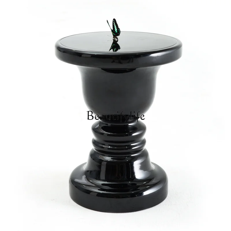 

Face Stool Nordic Small Apartment Creative Designer Home Corner Table Living Room Office Sofa and Tea Table