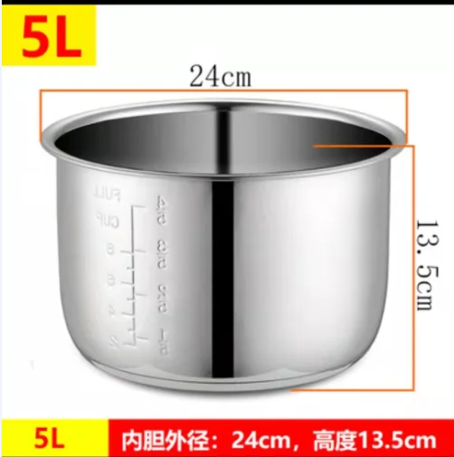5L Stainless steel