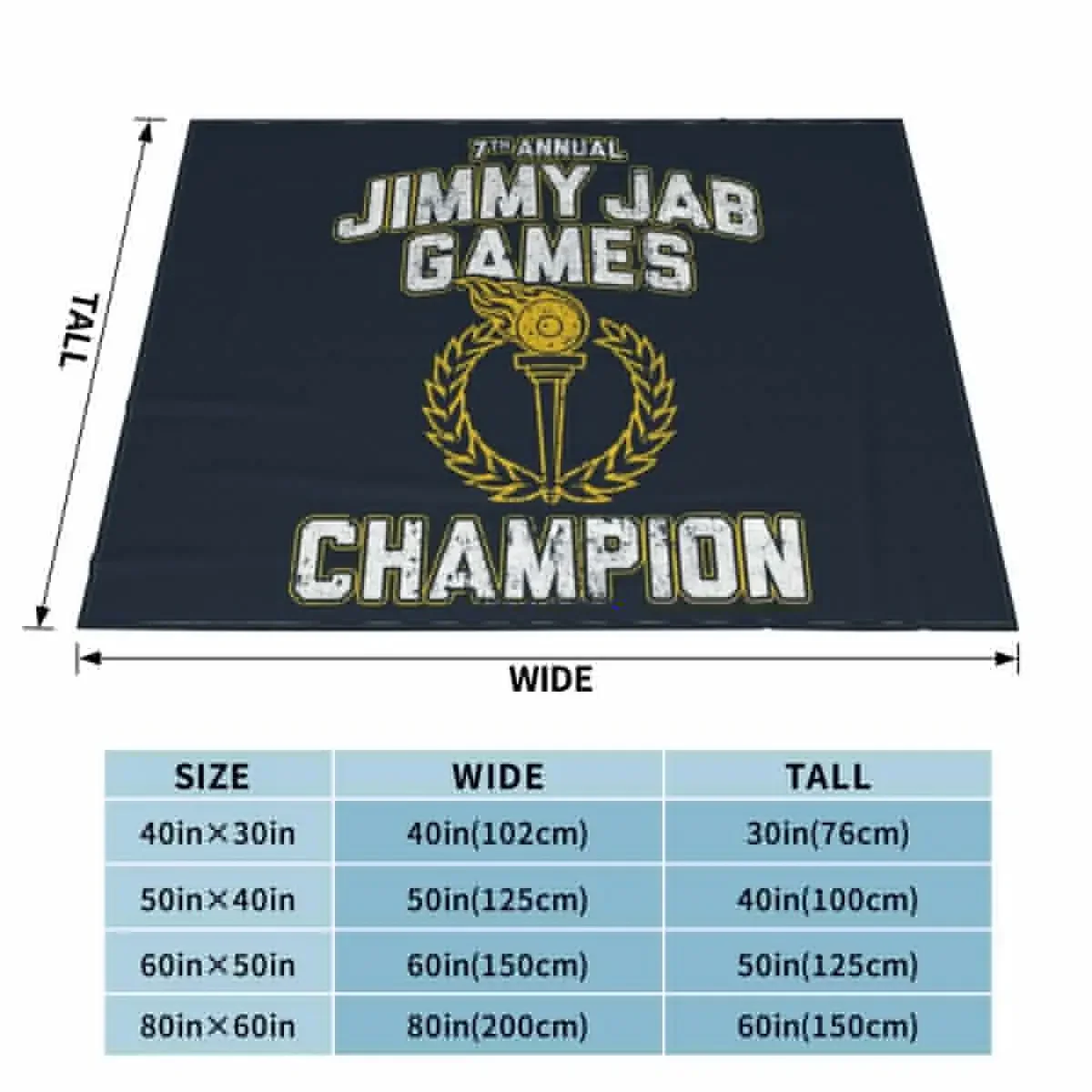 Jimmy Jab Games 챔피언 담요 던지기, 담요 던지기, 대형 담요 던지기