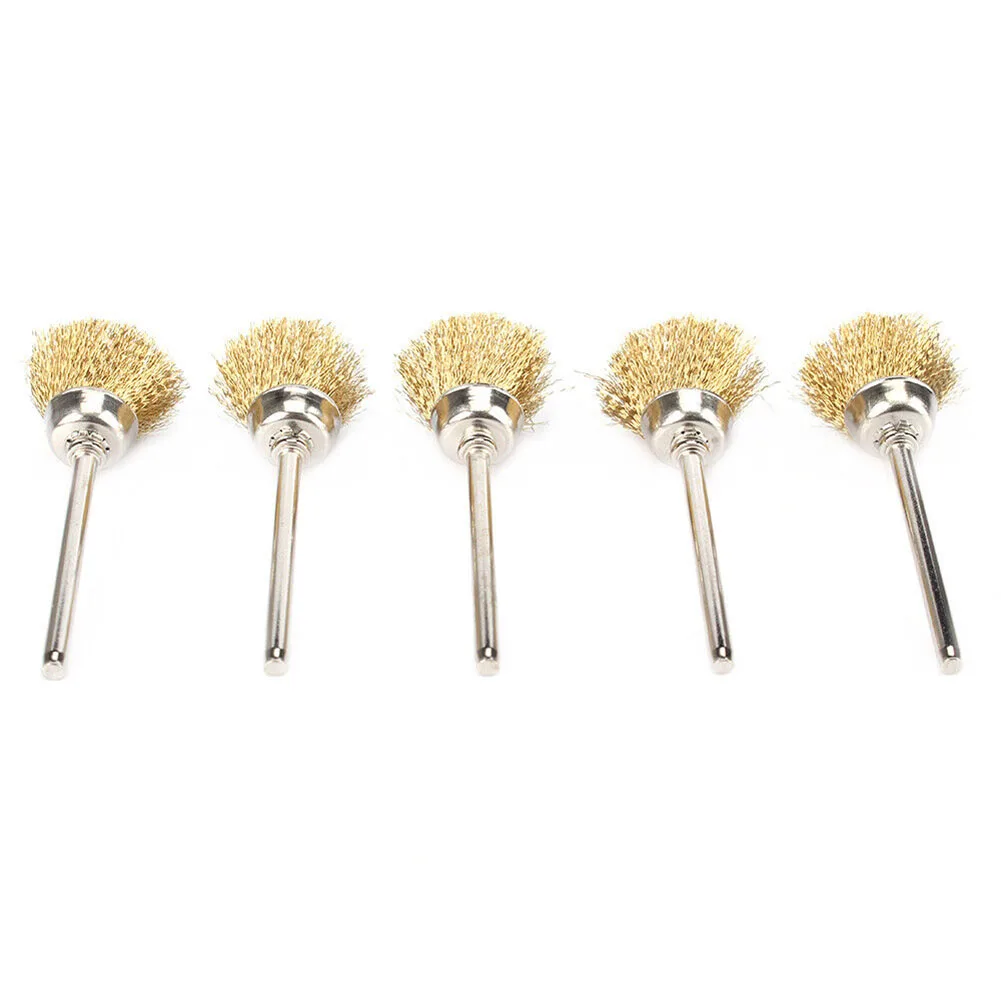 

10PCS Polishing Wire Brushes Brass For Angle Grinders Electric Drills Wire Brush Drill Polishing Accessories