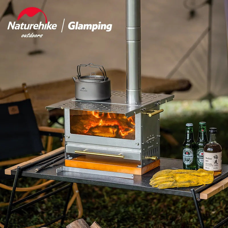 Naturehike Camping Wood Stove Detachable Ultralight Portable Tabletop  Firewood Stove Adjustable Outdoor Picnic Heating Cooking - AliExpress