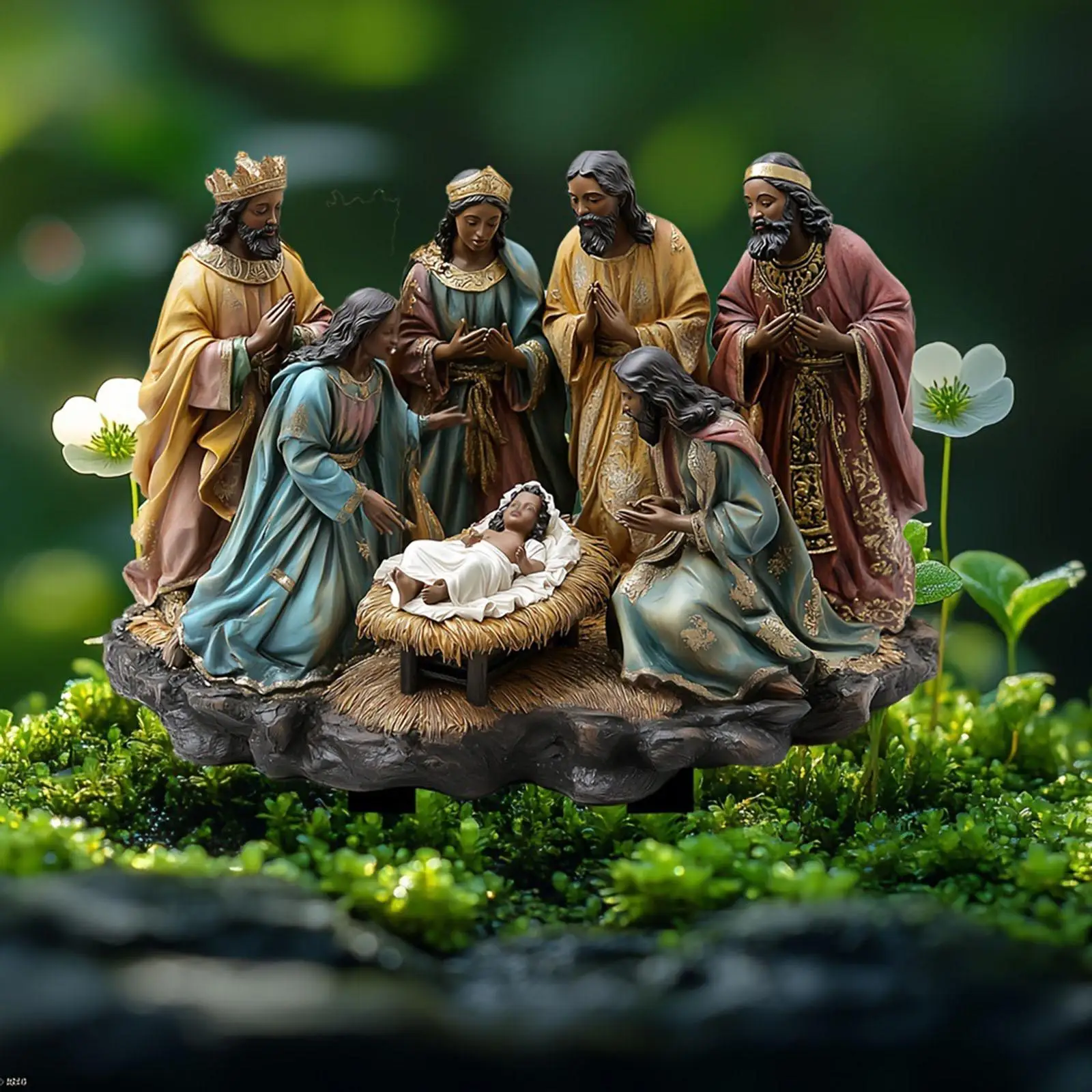 Christmas Yard Sign Stake Decor Flowerbed Decor Walkway Patio Landscape 2D Party Acrylic Decor Lawn Jesus Nativity Scene Stake Christmas Yard Sign Stake Decor Flowerbed Decor Walkway Patio Landscape 2D Party Acrylic Decor Lawn Jesus Nativity Scene Stake