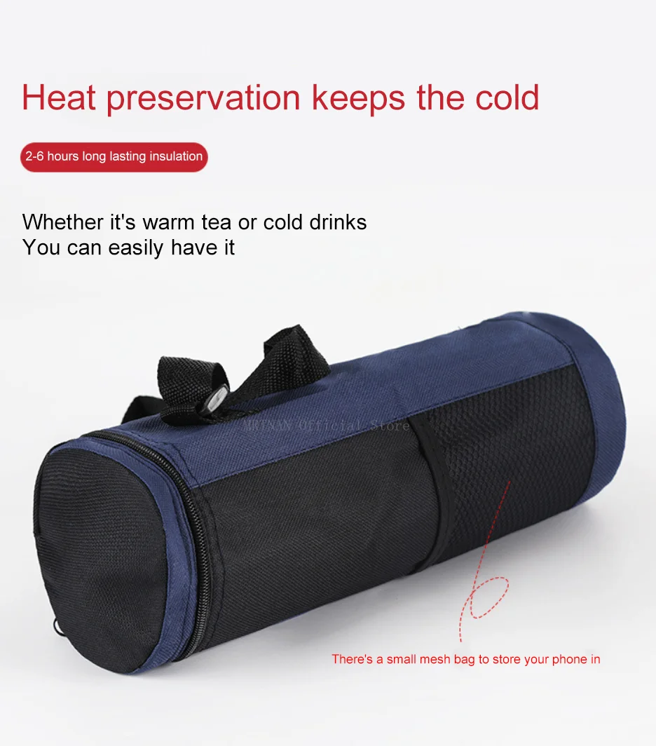 Description Picture 3 of itemOutdoor Camping Water Bottle Cooler Bag Universal Water Bottle Bag Large Capacity Thermal Insulation Bag Camping Accessories