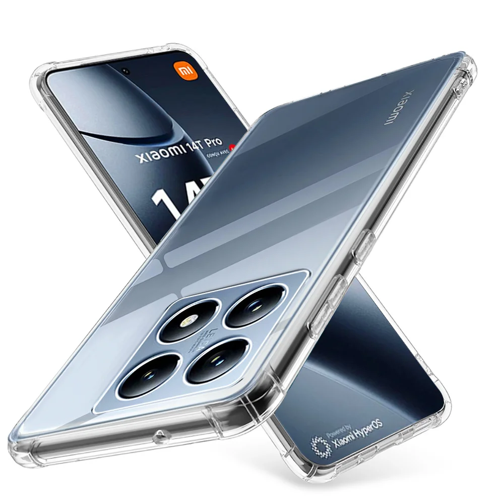 Crystal-Clear Soft TPU Silicone Phone Case - Transparent Shell