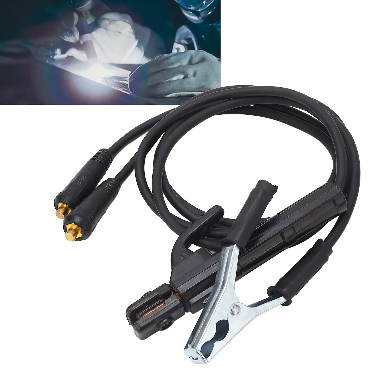 200A Welding Electrode Holder - Brass Ground Clamp With 1.5m Cable For MMA/Stick Welding