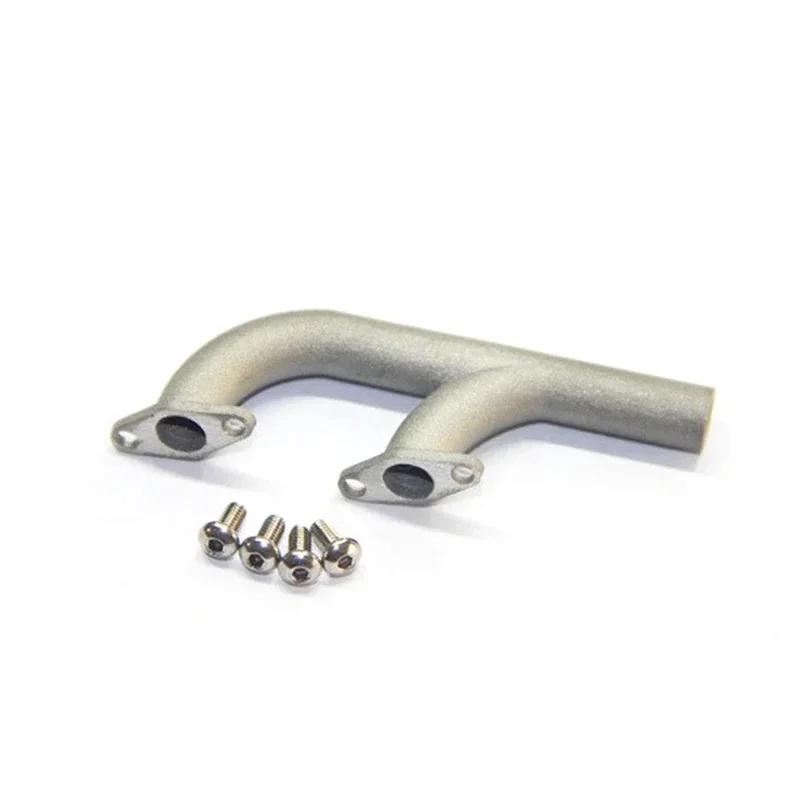 Exhaust Pipe for TOYAN Two Cylinder Engine FS-L200AC /FS-L200W Muffler Pipe Exhaust Chimney with Screw Metal Fittings 3