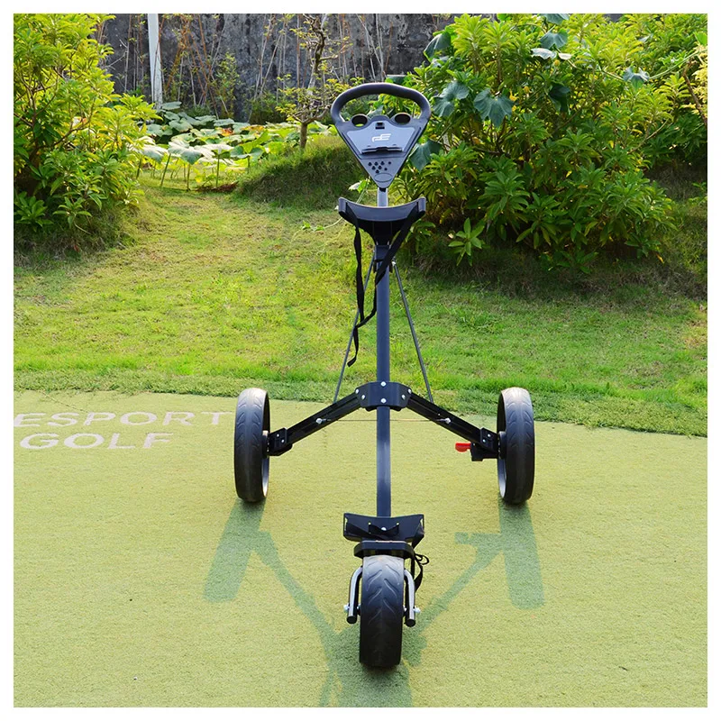 PLAYEAGLE Golf Trolley Golf Push Cart Lightweight 3 Wheels Club Push Pull Cart Pull