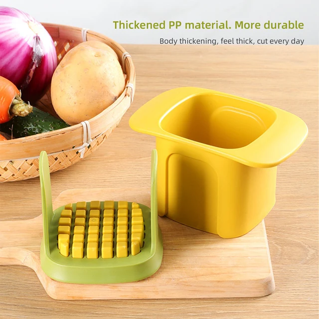 Multifunctional Vegetable Chopper French Fries Cutter Household Hand  Pressure Onion Dicer Cucumber Potato Slicer Kitchen Tools - AliExpress