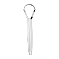 Stainless Steel Tongue Scraper for Oral Care & Fresh Breath (1pc Tongue Cleaner)