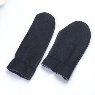 10개 프리미엄 PU 펠팅 손가락 보호대 틴블 슬리브 (니들 펠팅, 바느질, 자수, DIY 공예용)