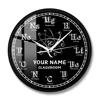Chemical Symbols Wall Clock Periodic Table Chalkboard Chemistry Teacher’s Wall Clock Modern Wall Clock Classroom Wall Art Decor 4