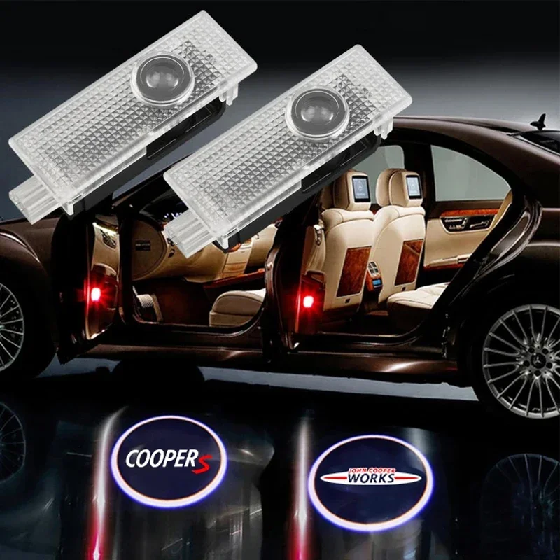 

2 шт., лазерный проектор для Mini Cooper JCW R55 R58 R59 F54 F55 F56 F57