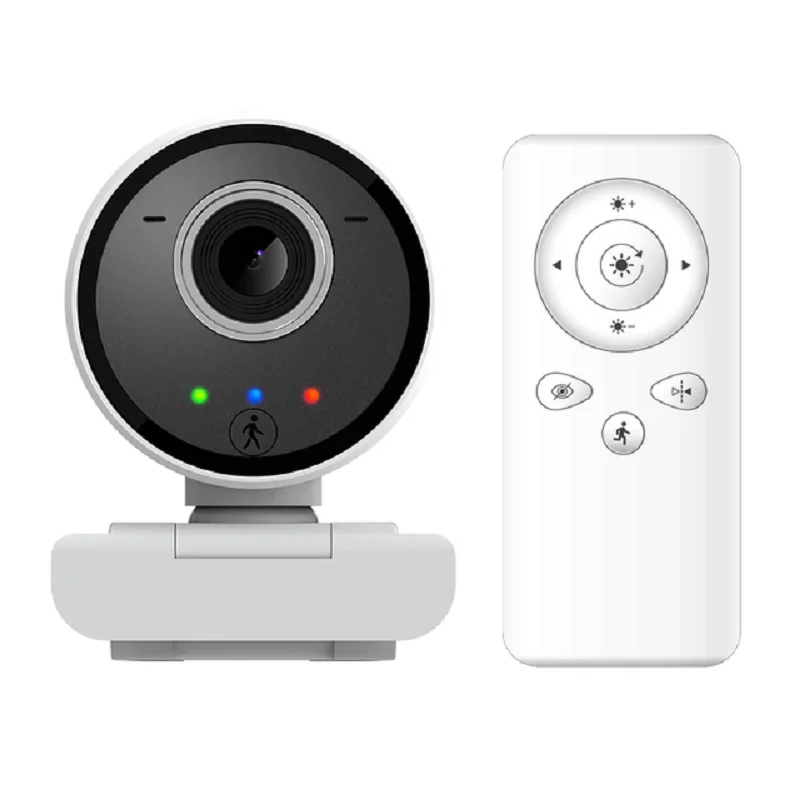 AI Humanoid Auto Tracking Webcam 1080P HD With Super WDR Remote Controllable Smart USB Camera