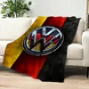 Warm Soft Plush Nap Blankets Sofa V-V-VW-Car for Living Room Luxury Office Bedroom Home Travel Kid Fashion Birthday Gift Flannel 1