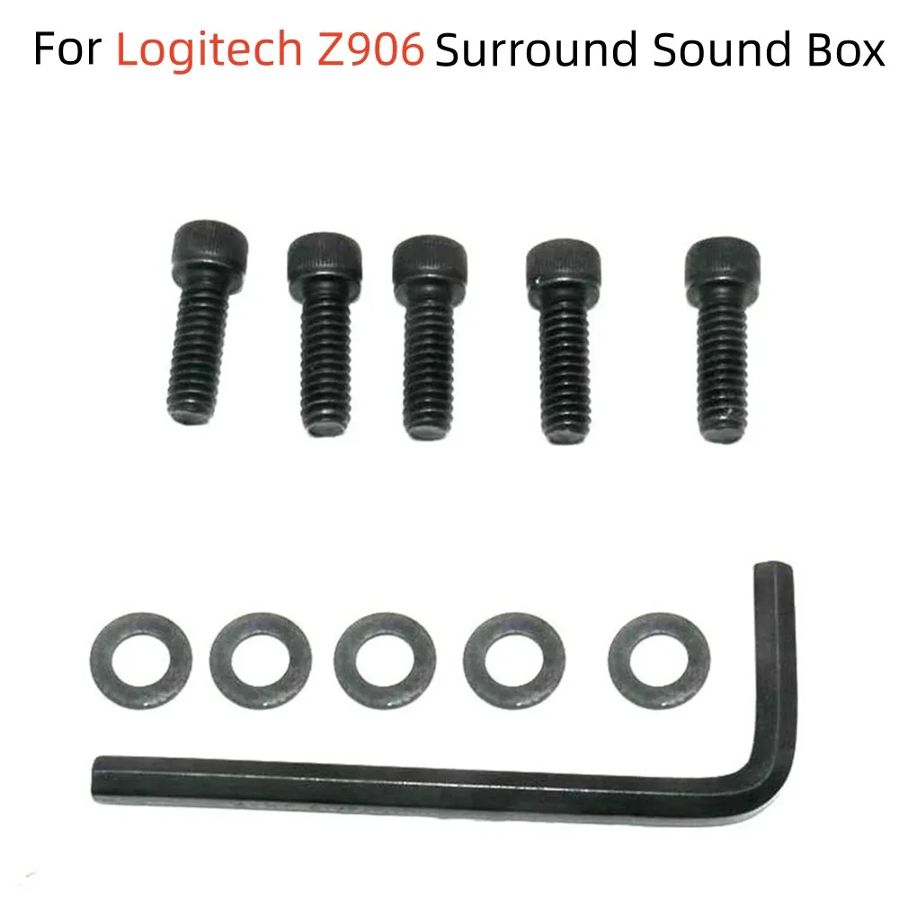 5 Pz/Set Viti A Esagono Incassato Per Logitech Z906 Viti Surround Sound Box Kit Di Riparazione