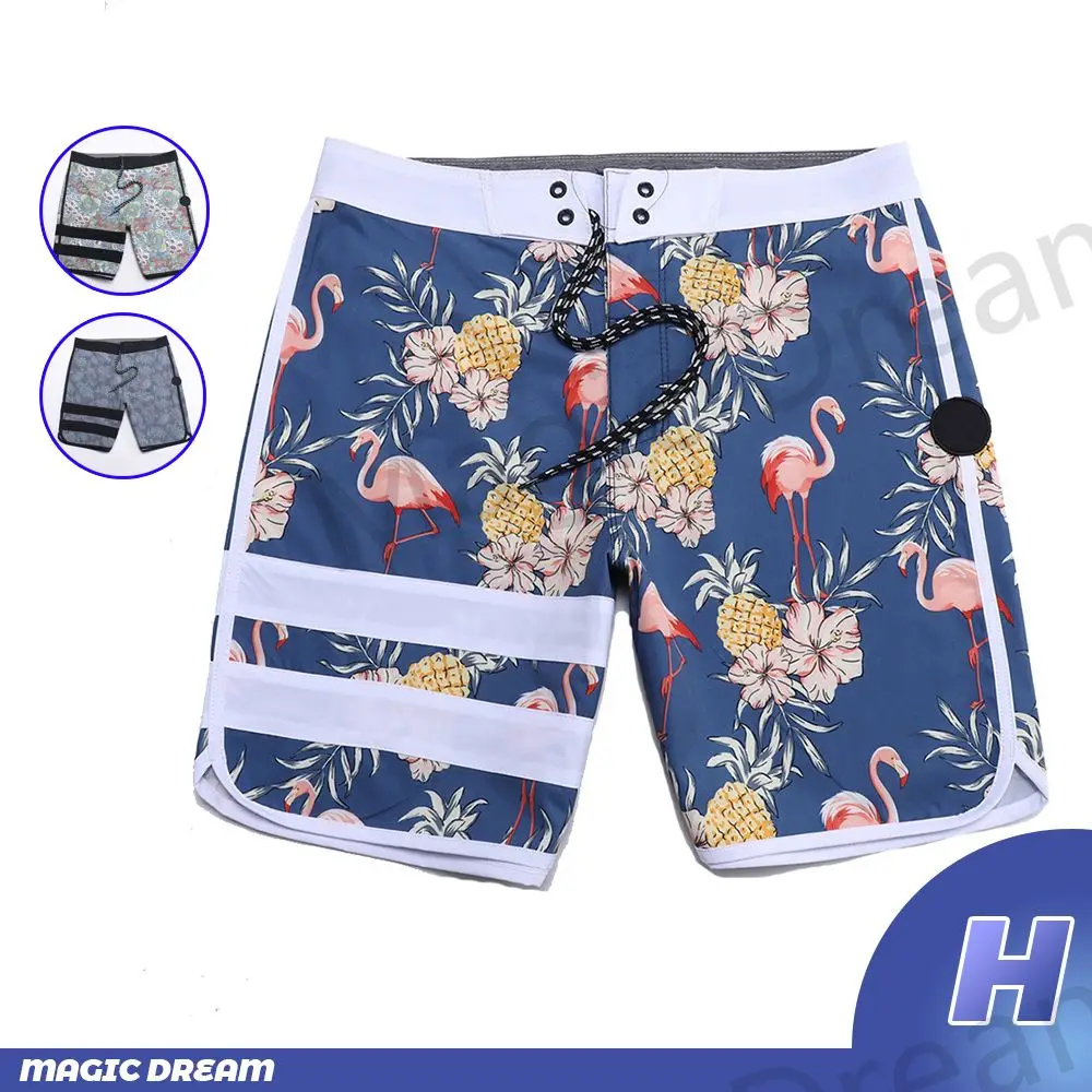 Short De Plage Pour Homme à Séchage Rapide Avec Poches, Maillot De Bain Pour Homme Motif Guitare Raton Laveur, Multicolore