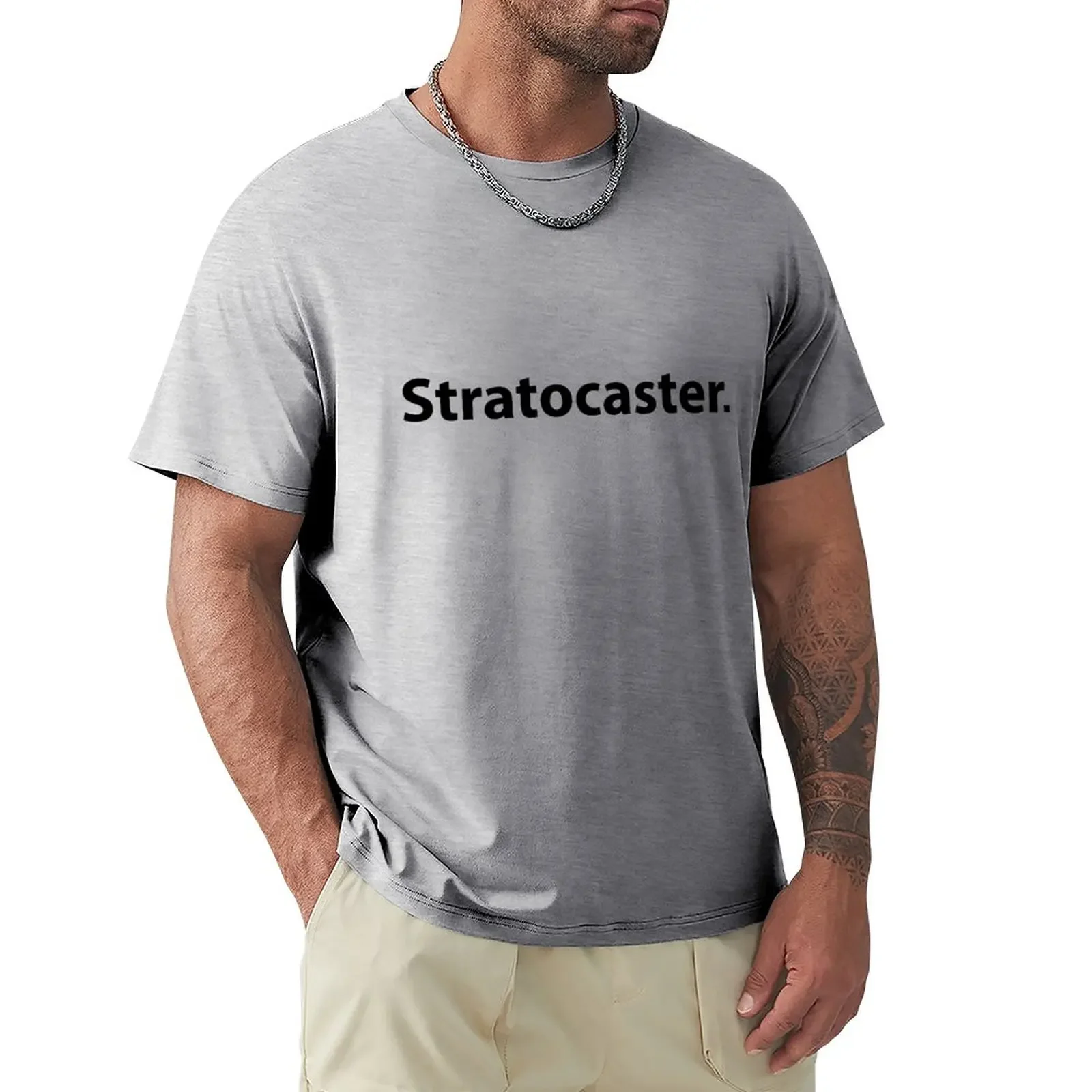 T-Shirt Stratocaster Graphics Magliette Aderenti Per Uomo