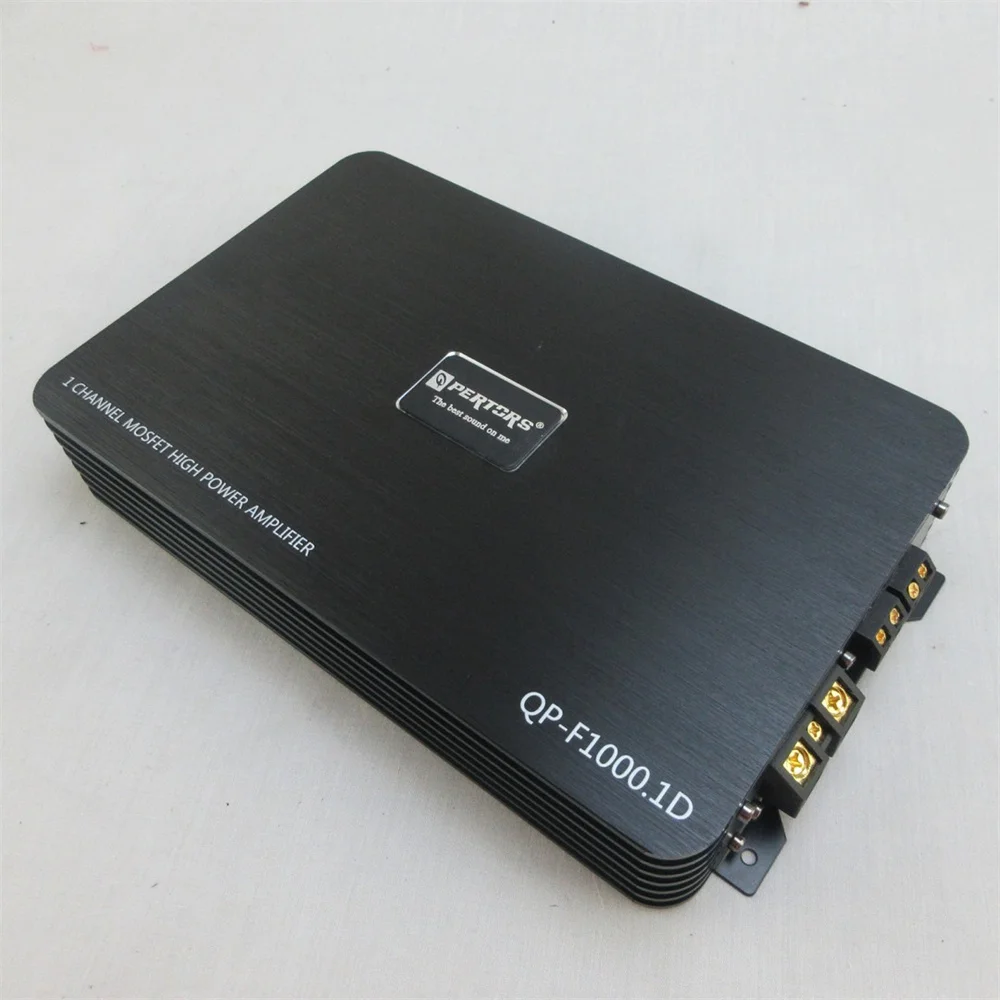 Car Audio High-power Output Vehicle-mounted Single-channel Universal Channel Amplifier with Wire-controlled Power Amplifier