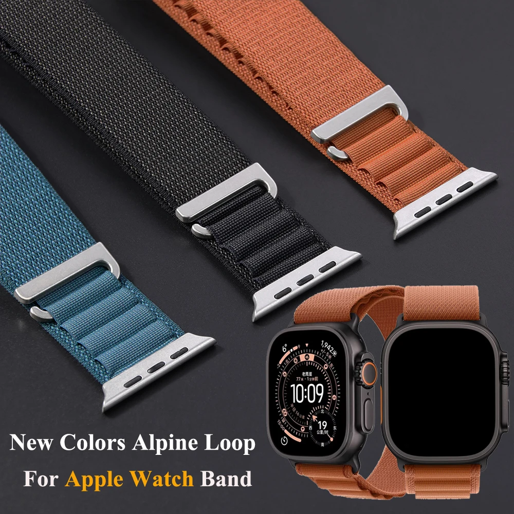 Alpine Loop Nylon Strap for Apple Watch Ultra - Versatile and Durable Bracelet Band