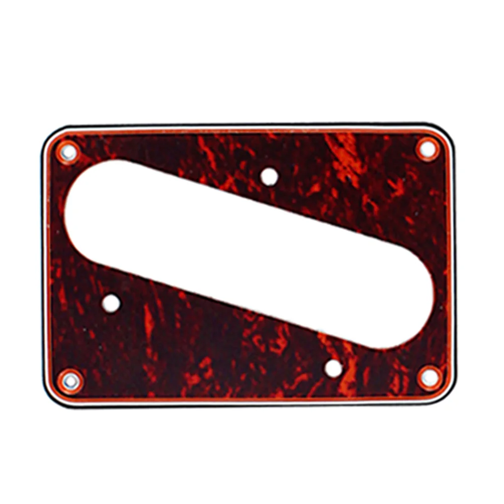 

Single Layer Guitar Pickup Cover Flat Base Humbucker Frame Mounting Ring for Bridge (Dark Red)