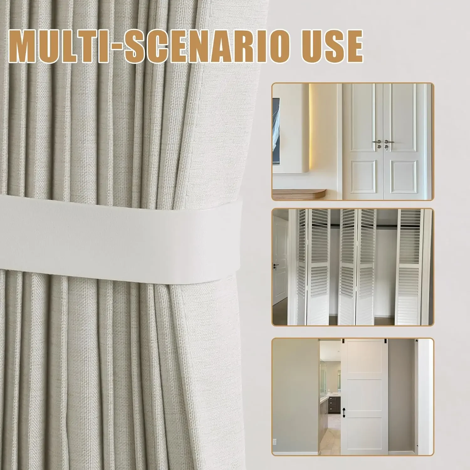 Magnetic Pleated Room Divider Curtain 5
