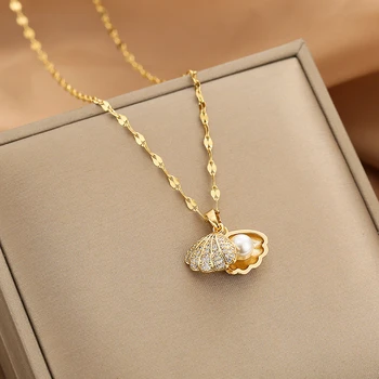 Pearl Pendant Necklace For Women