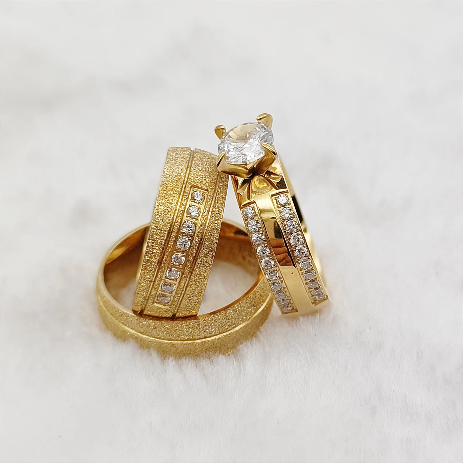 Black Friday jewelry sale Mix and match bands 3pcs Bridal Promise