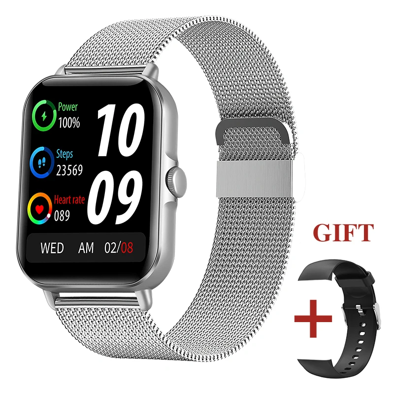 LIGE New Bluetooth Answer Call Smart Watch Men Full Touch Dial Call Fitness Tracker IP67 Waterproof smartwatch For Men Women+box 
