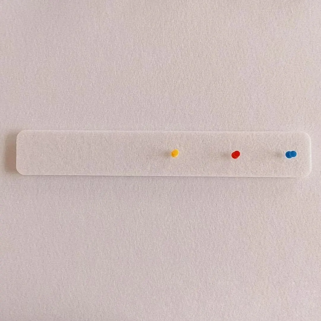 펠트 바늘 보드 메모 장식, 사무실 교실 자체 접착 게시판, 펠트 메시지 스트립, 1 개