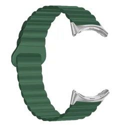 Magnetic Loop Silicone Sport Strap - Stylish Band Accessory for Pixel Watch 2 (Green)