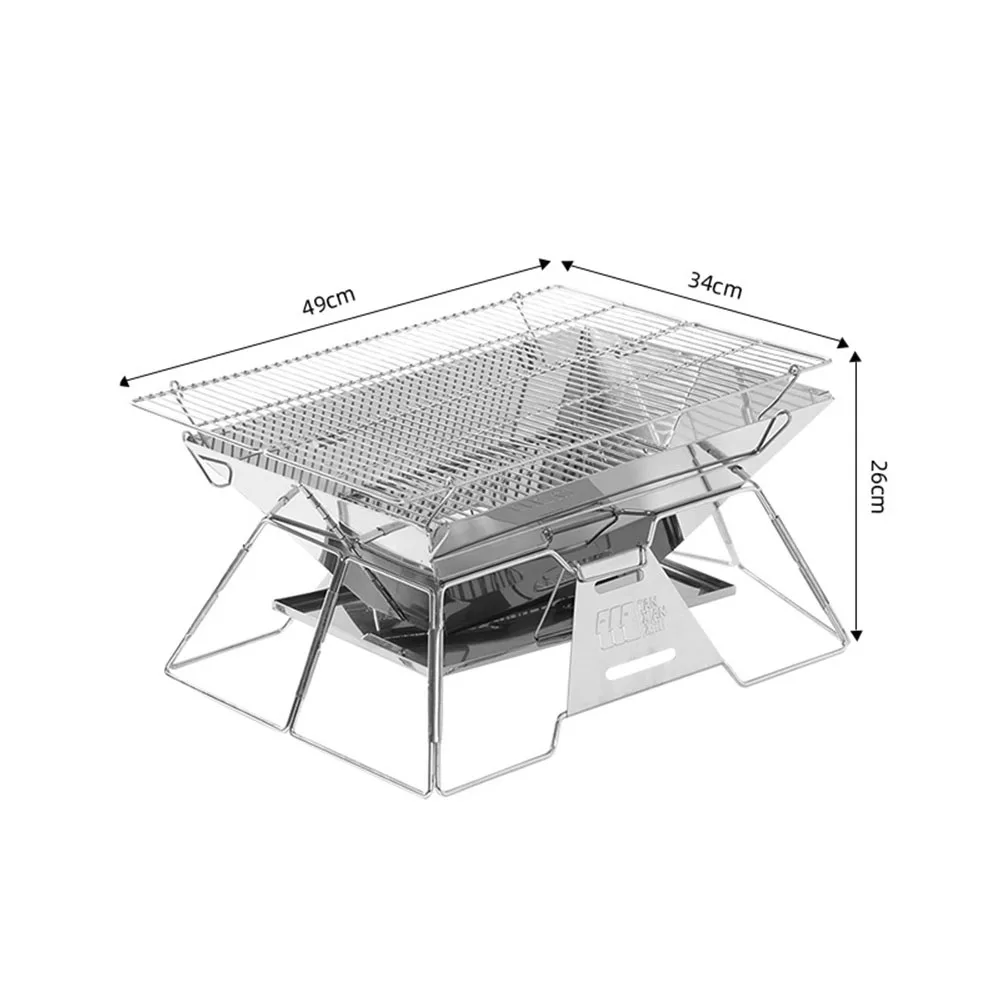 

Tan Enzi Camping Folding Stove Table+Special Bag MHDS10853 Oven Charcoal Oven Table