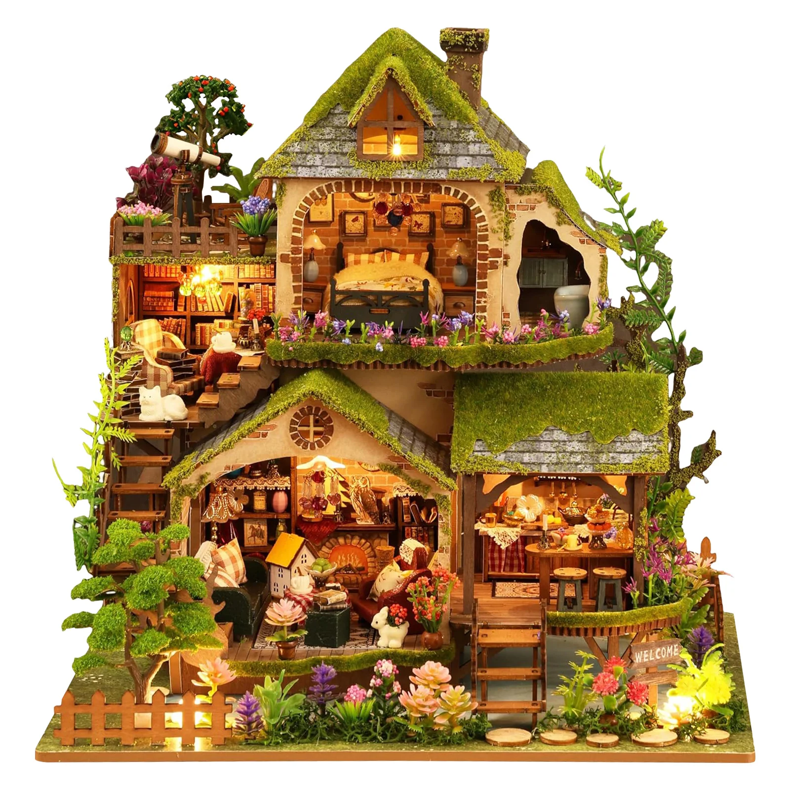 Set De Escritorio Y Silla De Oficina En Miniatura Para Casa De Muñecas – Muebles A Escala 1/6 Y 1/12