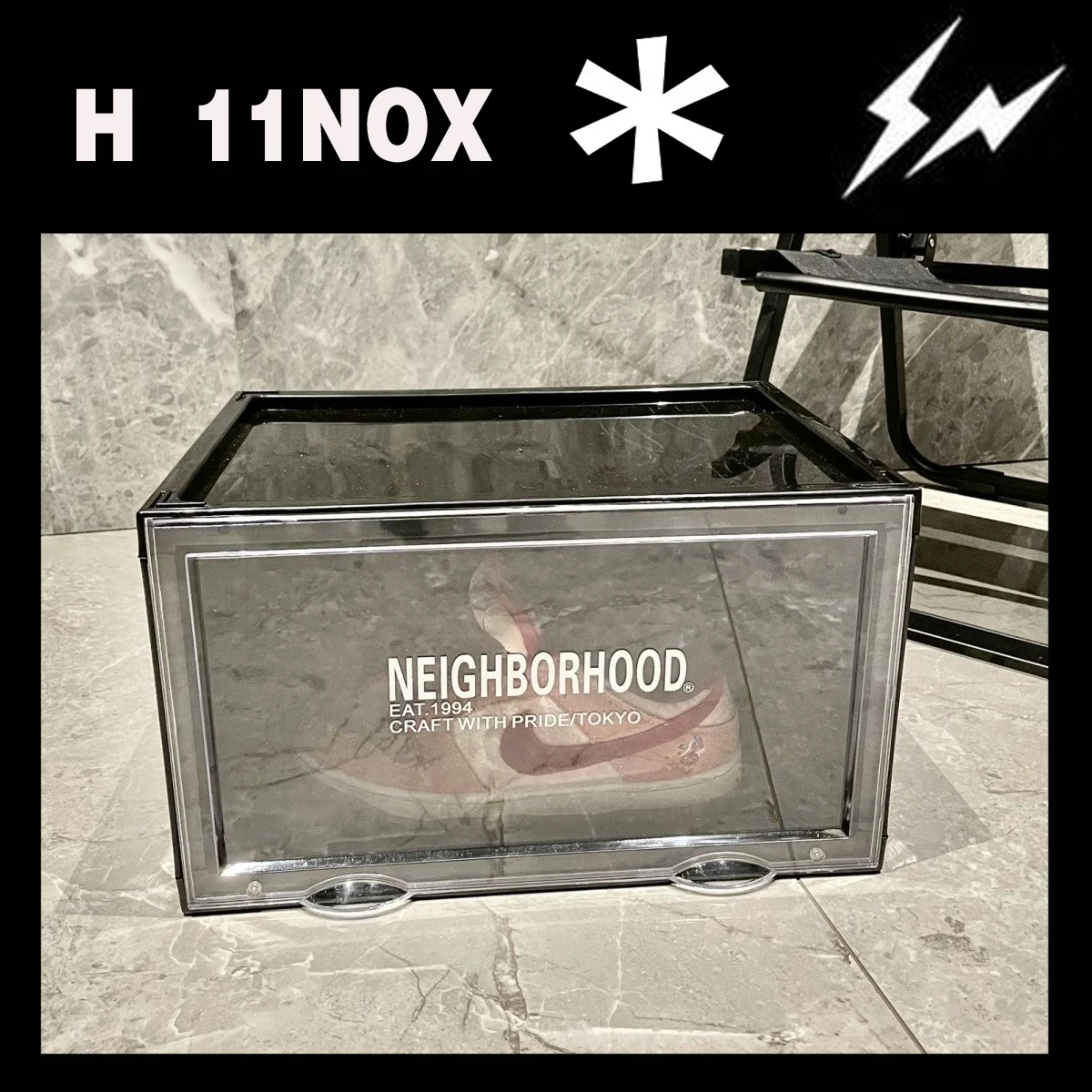 

Магнитный складной ящик для хранения обуви, стойка для обуви выдвижного типа, Пыленепроницаемая, компактная, складная стойка для обуви, NBHD