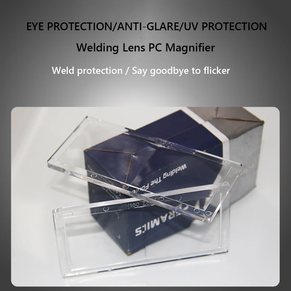 Wincal Lente D'ingrandimento Per Casco Per Saldatura - Lente D'ingrandimento In Vetro Per Saldatura, Accessori Per Saldatori Per Protezione Degli Occhi, Diottrie 0,75/1,25/1,75/2,25(1.25 - Foto 5