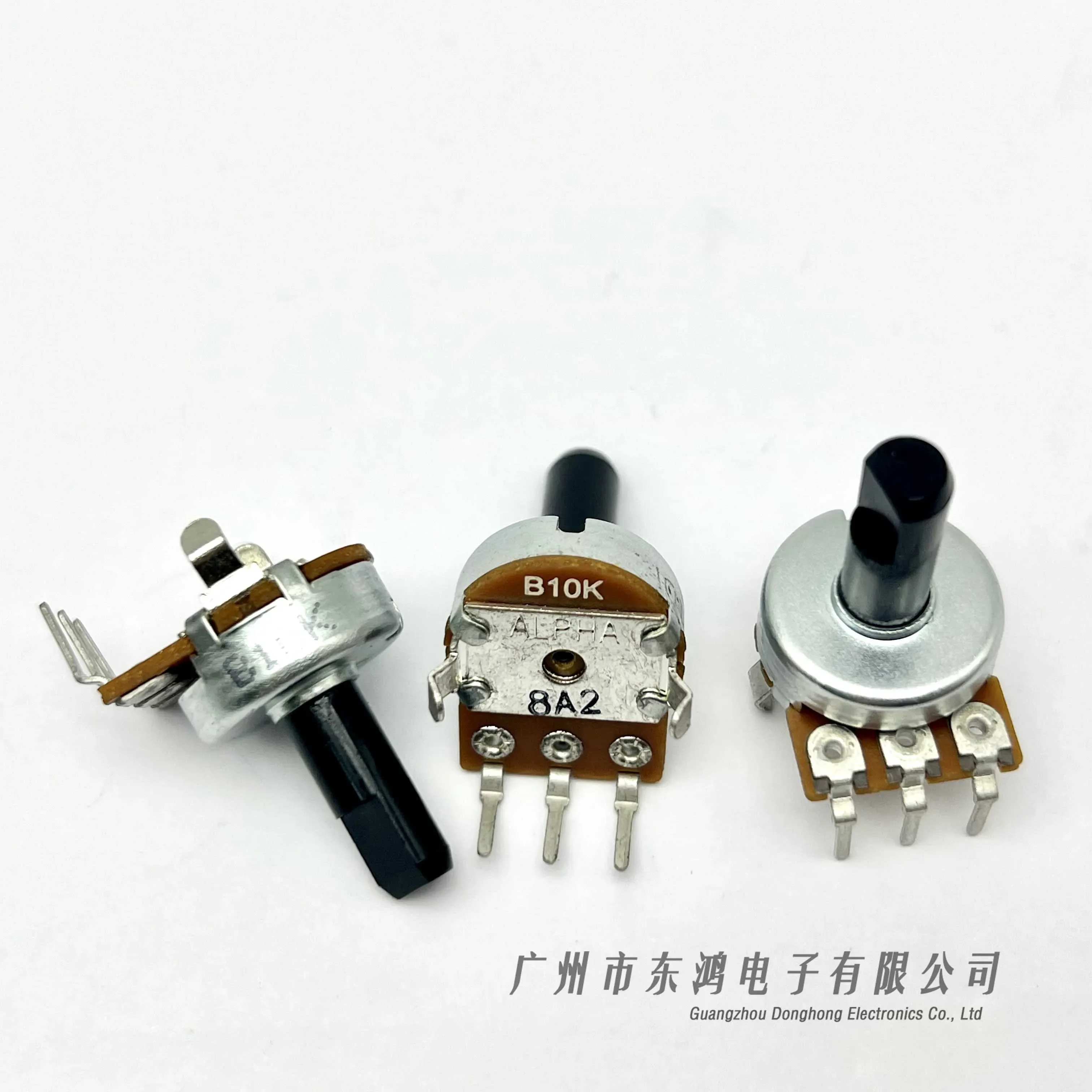 Alpha 161 single potentiometer B10K 3-foot vertical audiophile audio half-axis 15MM with center point