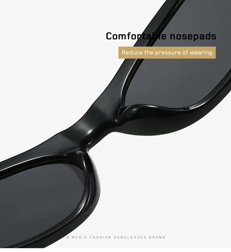 2er-Pack Kleine Y2K-Sonnenbrillen für Herren, Neue Trendige Marken-Designer-Quadratbrillen für Damen, Futuristischer Stil, Fahrrad-Eyewear – Detail 6
