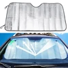140x70CM Car Window Sun Shade Windshield Snow Ice Anti-UV Protection Front Rear Windshield Block Cover Visor Auto Accessories 2