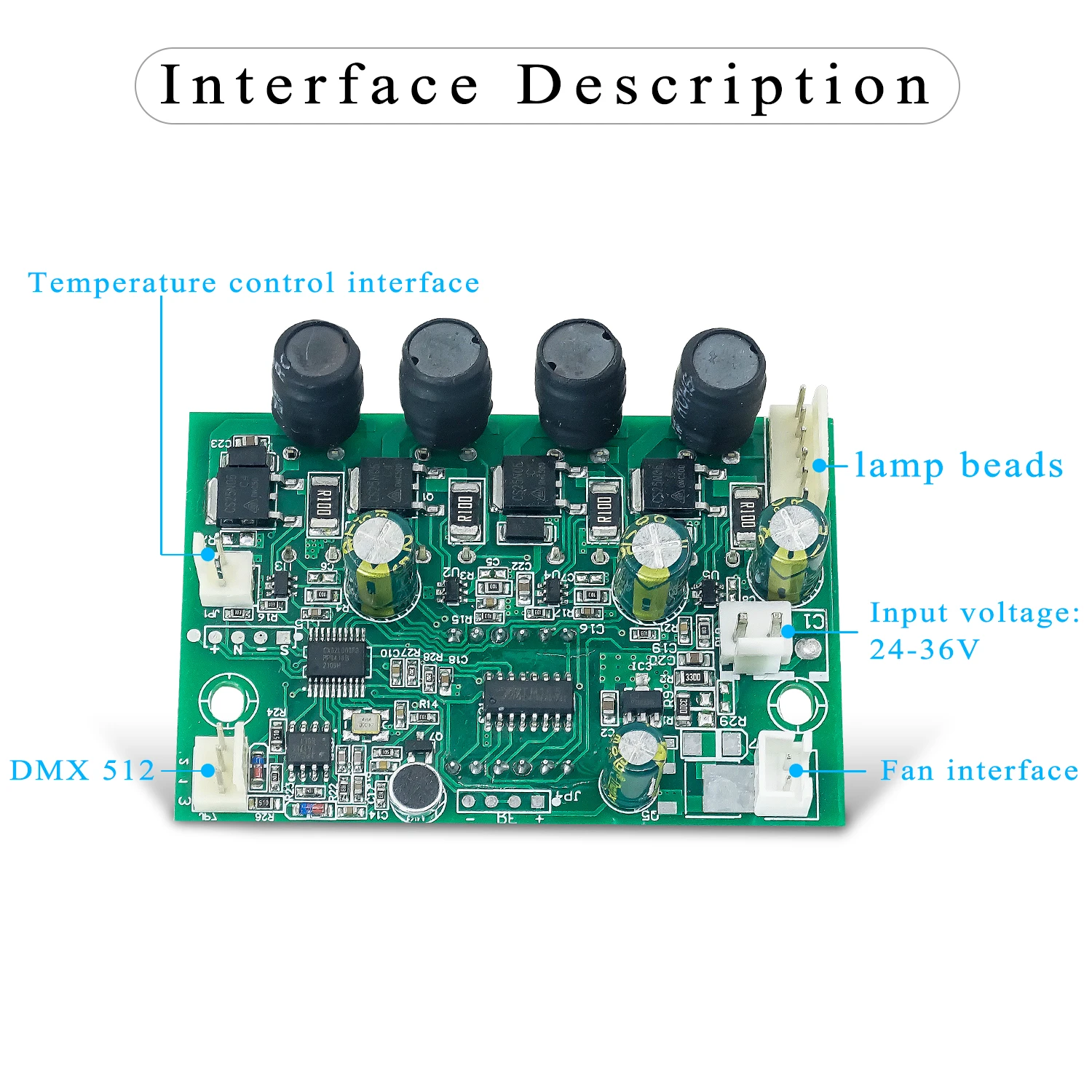 LED PAR Motherboard Voltage 12-36V RGBW 4in1 RGBWA UV 5in1/6in1 Constant Current 4/8 Channel 54x3w 18x12w 24x12w 12x12w