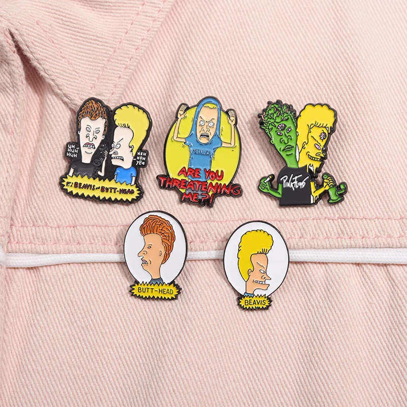 Emaille-Anstecknadeln mit Cartoon-Cartoon-Figuren, niedliche kreative dekorative Metallbroschen, Rucksack-Revers-Abzeichen, Schmuck für Freunde, Geschenk – Detail 7