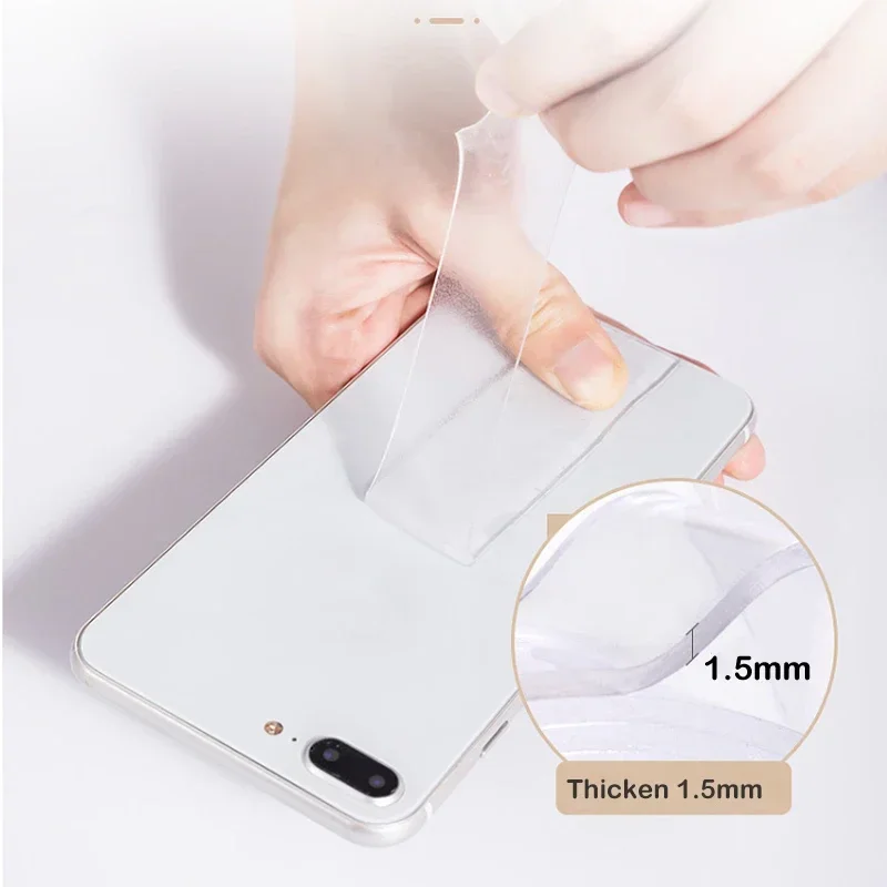 Waterproof Double Side Tape Transparent Adhesive Tape 1M/3M/5M Home Tapes Stationery Office Supplies 4