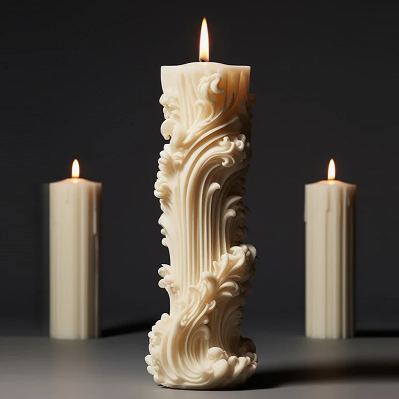 Minimalist Cylinder Candle Mold 2