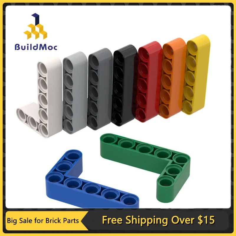 

MOC Assembles Particles 32526 High-tech Liftarm Modified Beam 3 x 5 L-Shape Thick Building Blocks Parts Kids DIY Educational Toy