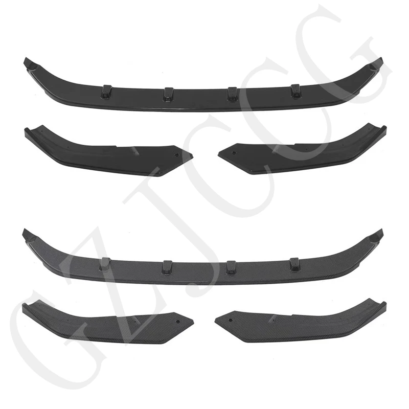 

GOLF 7.5 MK7.5 R spoiler bumper diffuser front lip body kit ABS material 3-stage for Volkswagen
