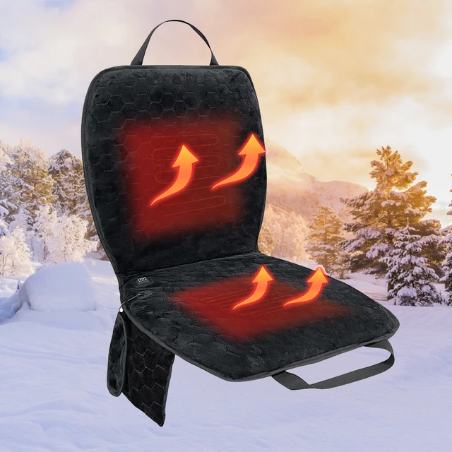 10000mAh Heated Seat Cushion Battery Operated - Portable USB Rechargeable  Heating Seat Cushion for Office and Home