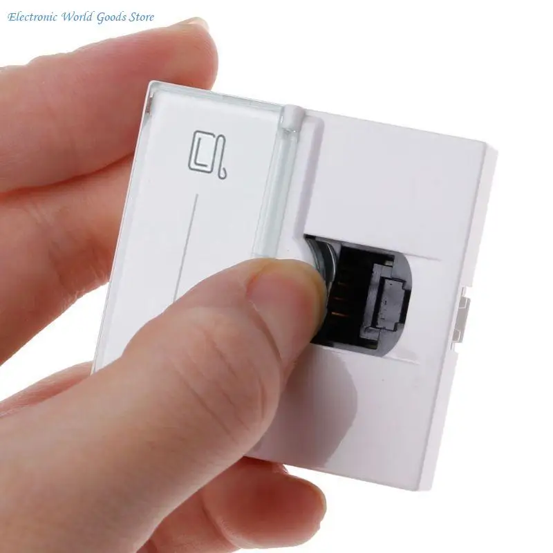 A3PD CAT6 네트워크 모듈 정보 소켓 RJ45 8P8C 커넥터 어댑터 키스톤 잭 표준 월 플레이트