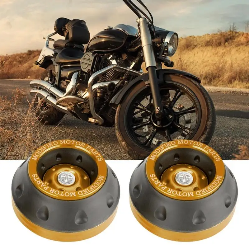 Aluminum Alloy Decorative Ring Motorbike Front Sliders MP-AF/FR-PR/AS-F-01 Cutting Front For Universal Motorcycle 2pcs universal motorcycles falling protector front fork cups aluminum alloy sliders crash premium