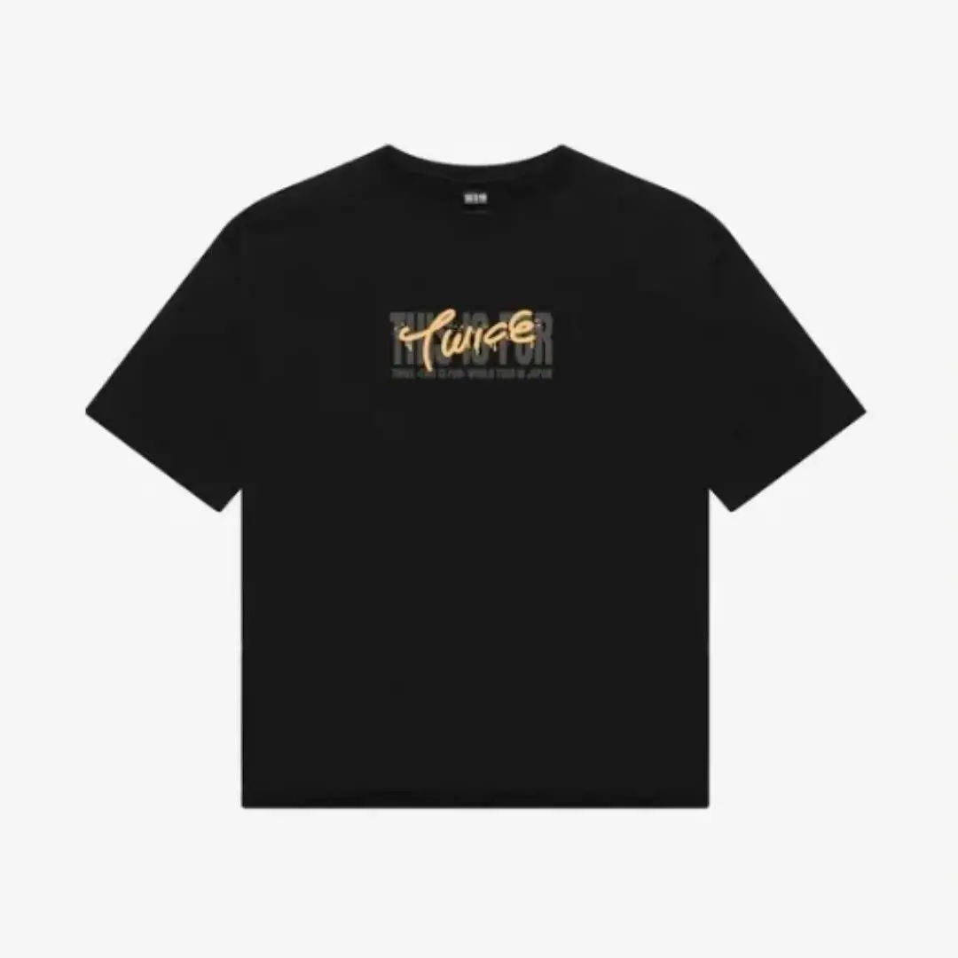 TWICE THIS IS FOR Tシャツ　ワールドツアー　ツウィ　L T-SHIRT〈BLACK〉【M】/ TZUYU / TWICE『THIS IS FOR』 – JYP