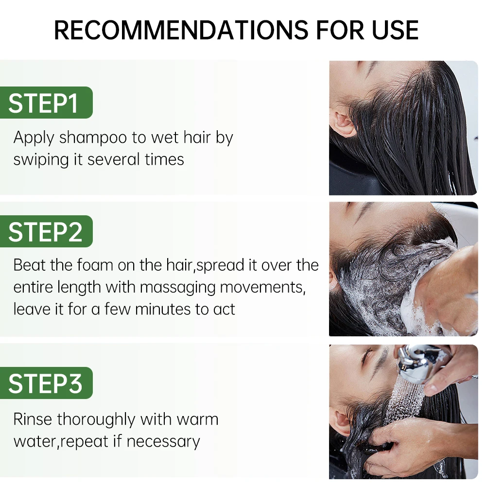 PURC Shampoo Bar Hair Growth Anti Dandruff Oil Control Foaming Hair Treatment White Hair Darkening Solid Shampoo Soap 5