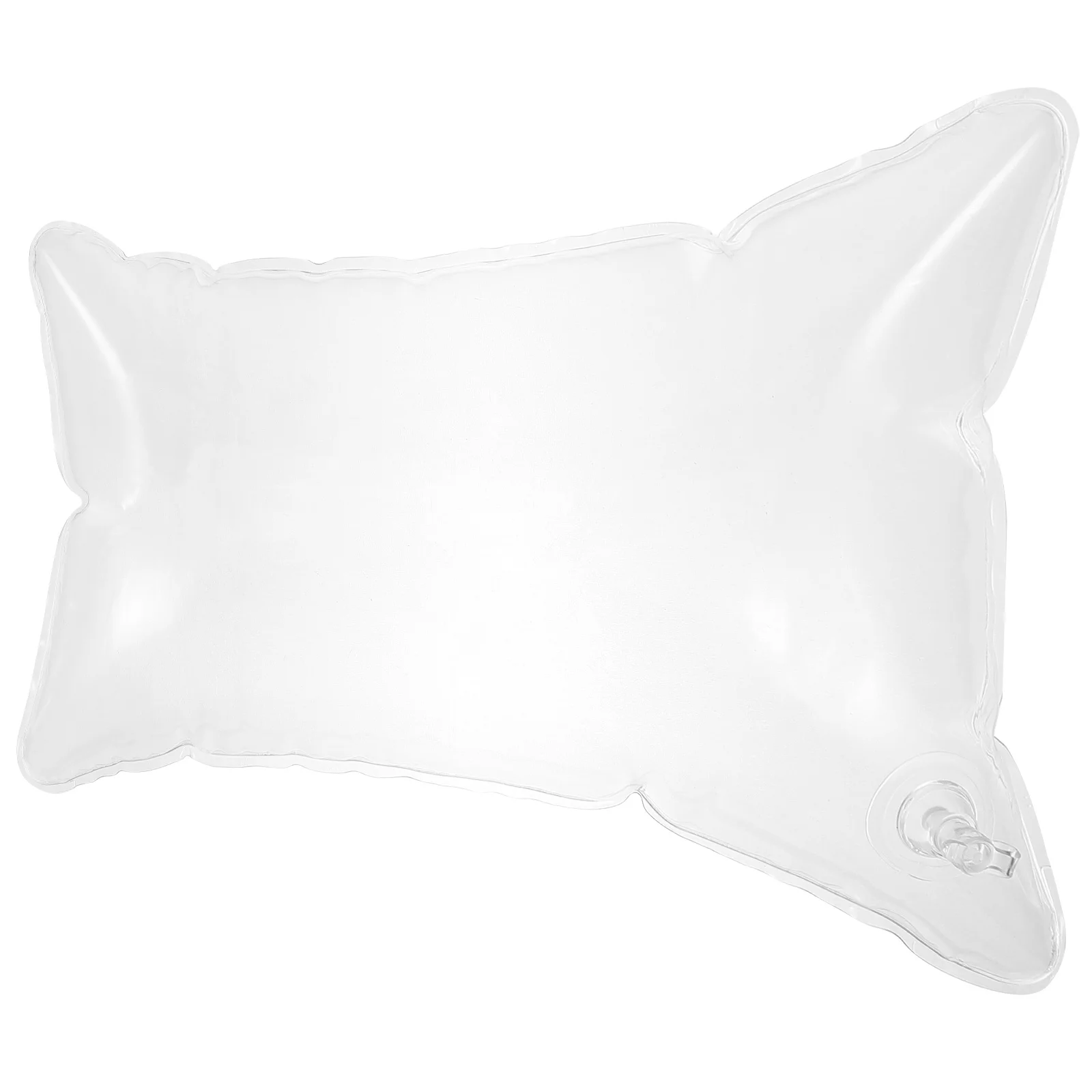 

Inflatable Travel Pillow Portable Compact Air Pillow Clear Backpacking Pillow Neck Head Lumbar Support Blow Up Pillow Camping