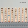 Hot 56pcs/lot Mini Figure Creative Head Faces Laugh Cry Cute Facial Expression Bricks Building Blocks Model Kids Toys Gifts 5